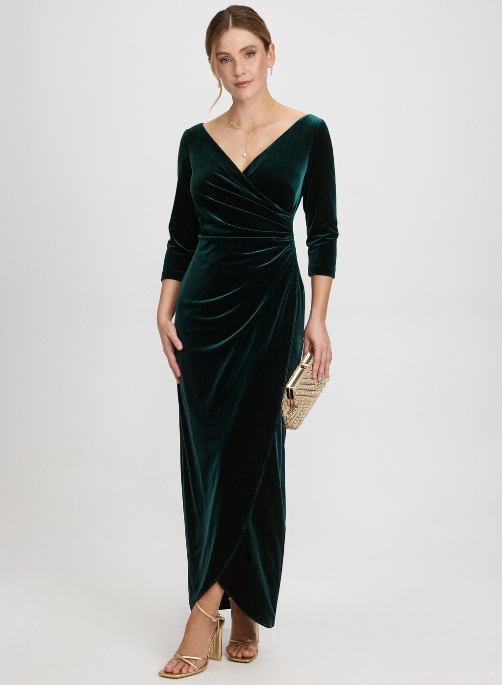 Velvet Overlay Dress