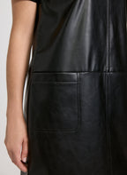 Vegan Leather Dress