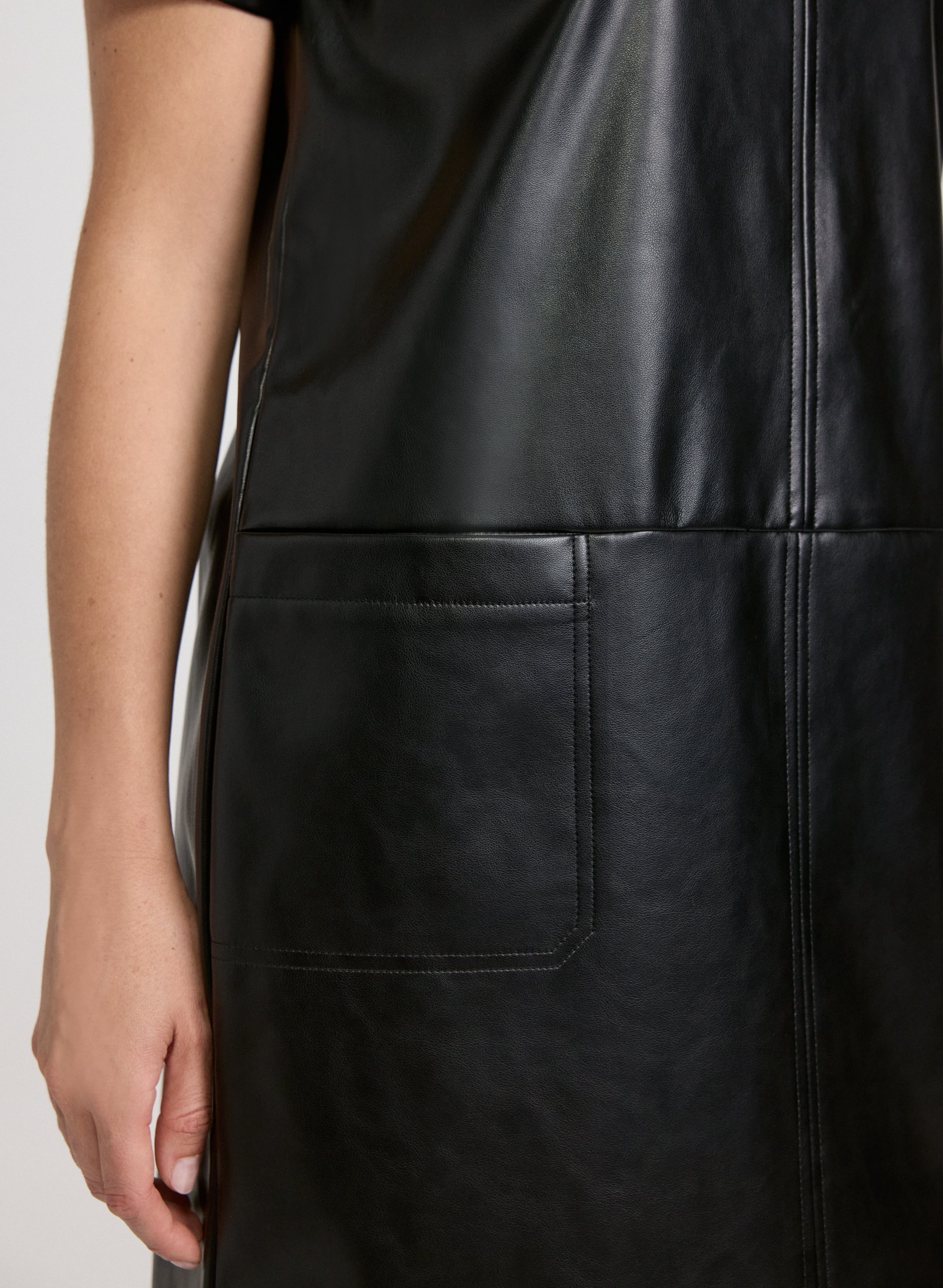 Vegan Leather Dress