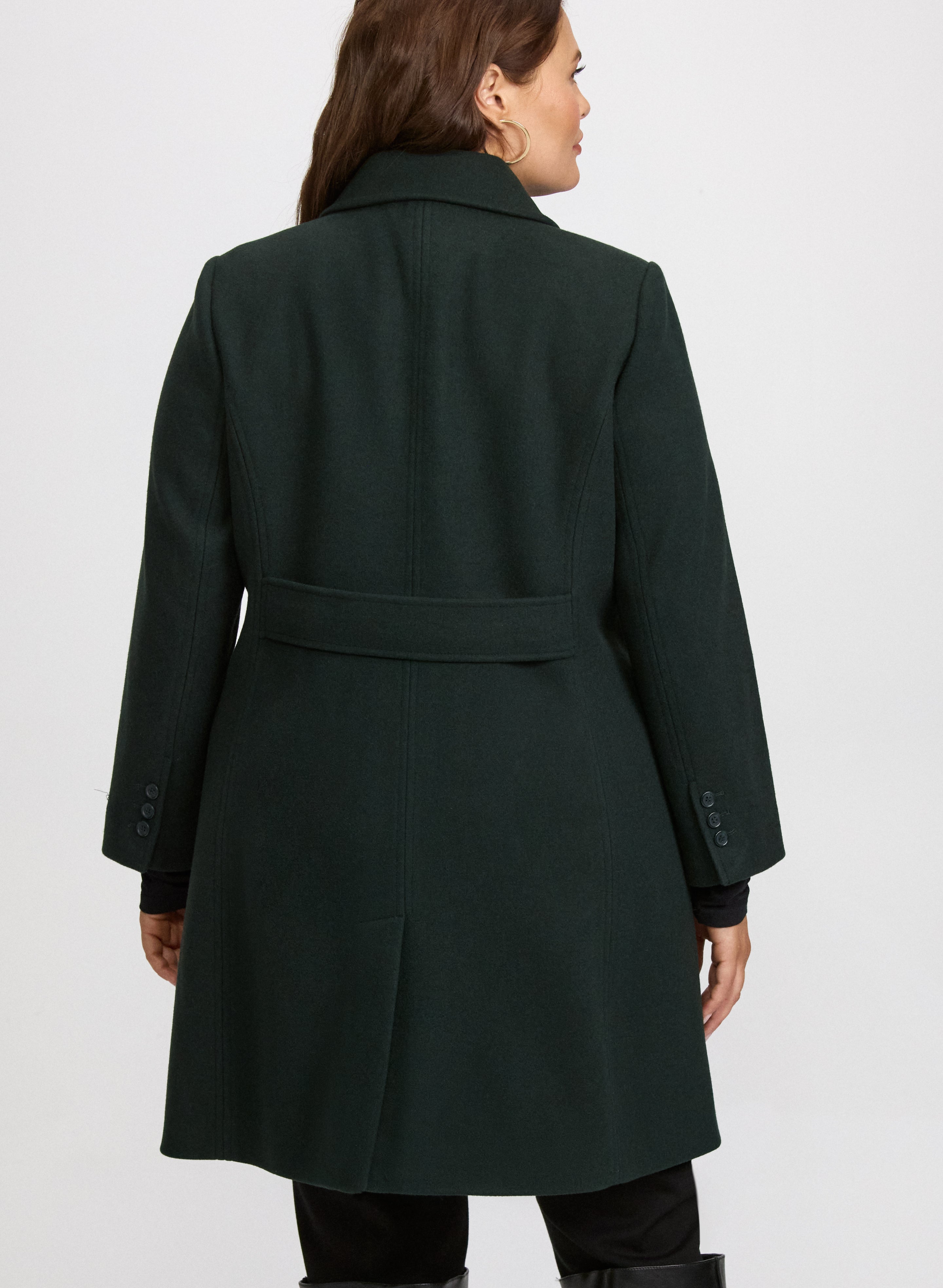 Wool-Blend Coat