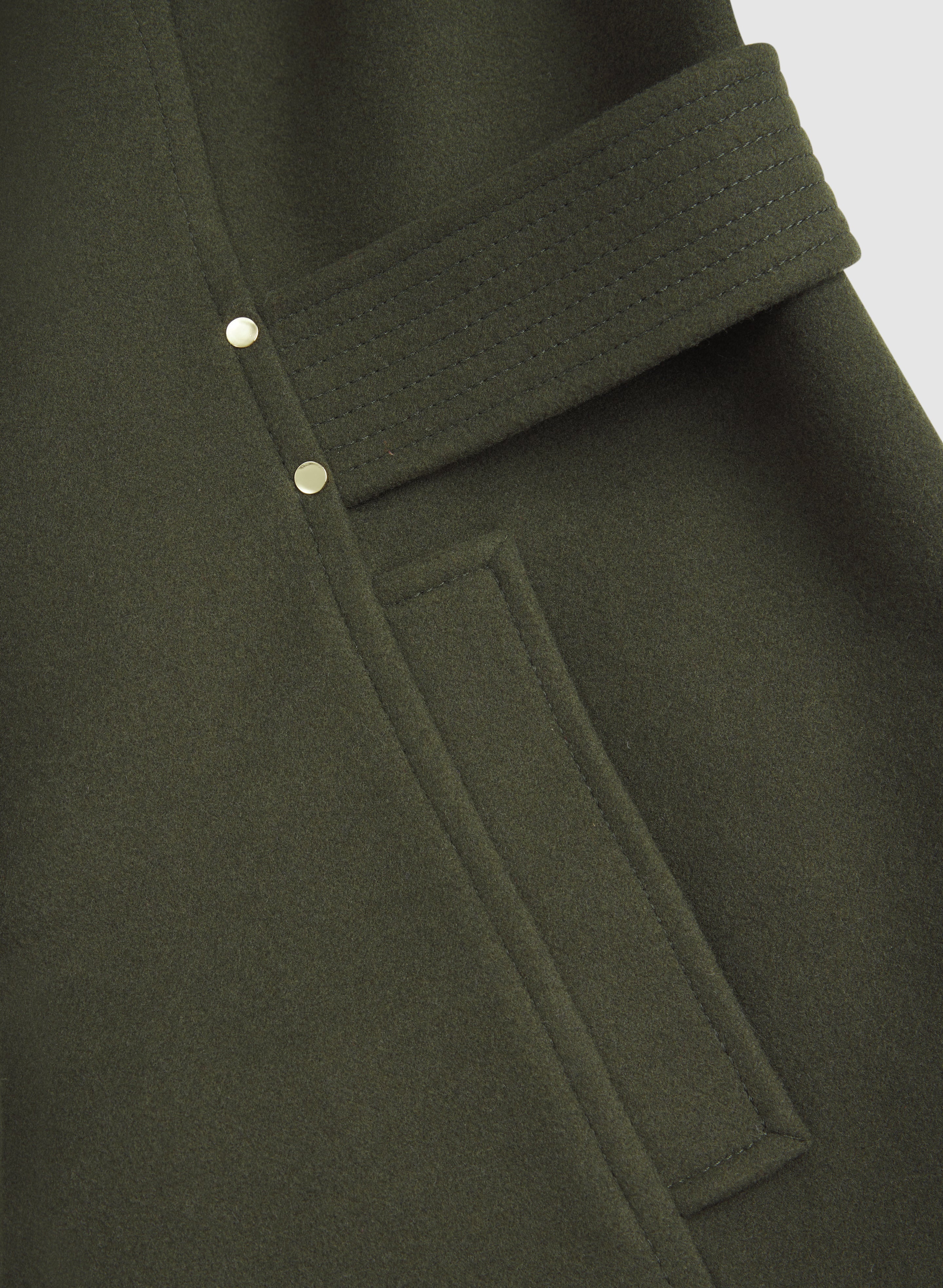 Long Button-Down Coat