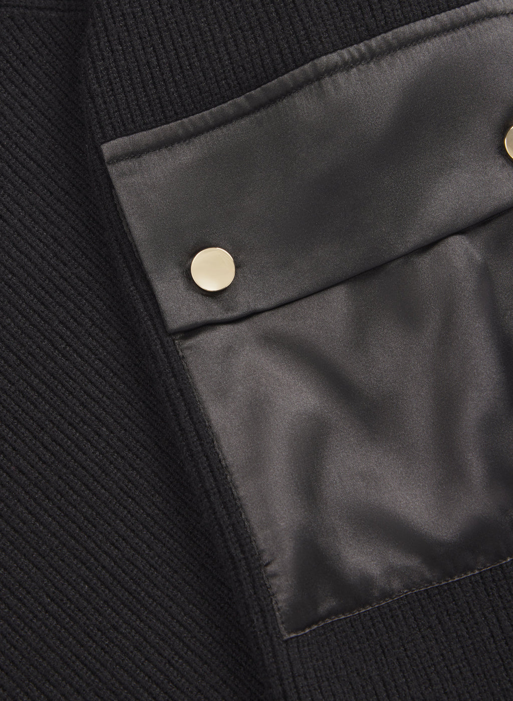 Buttoned Mock Neck Sweater