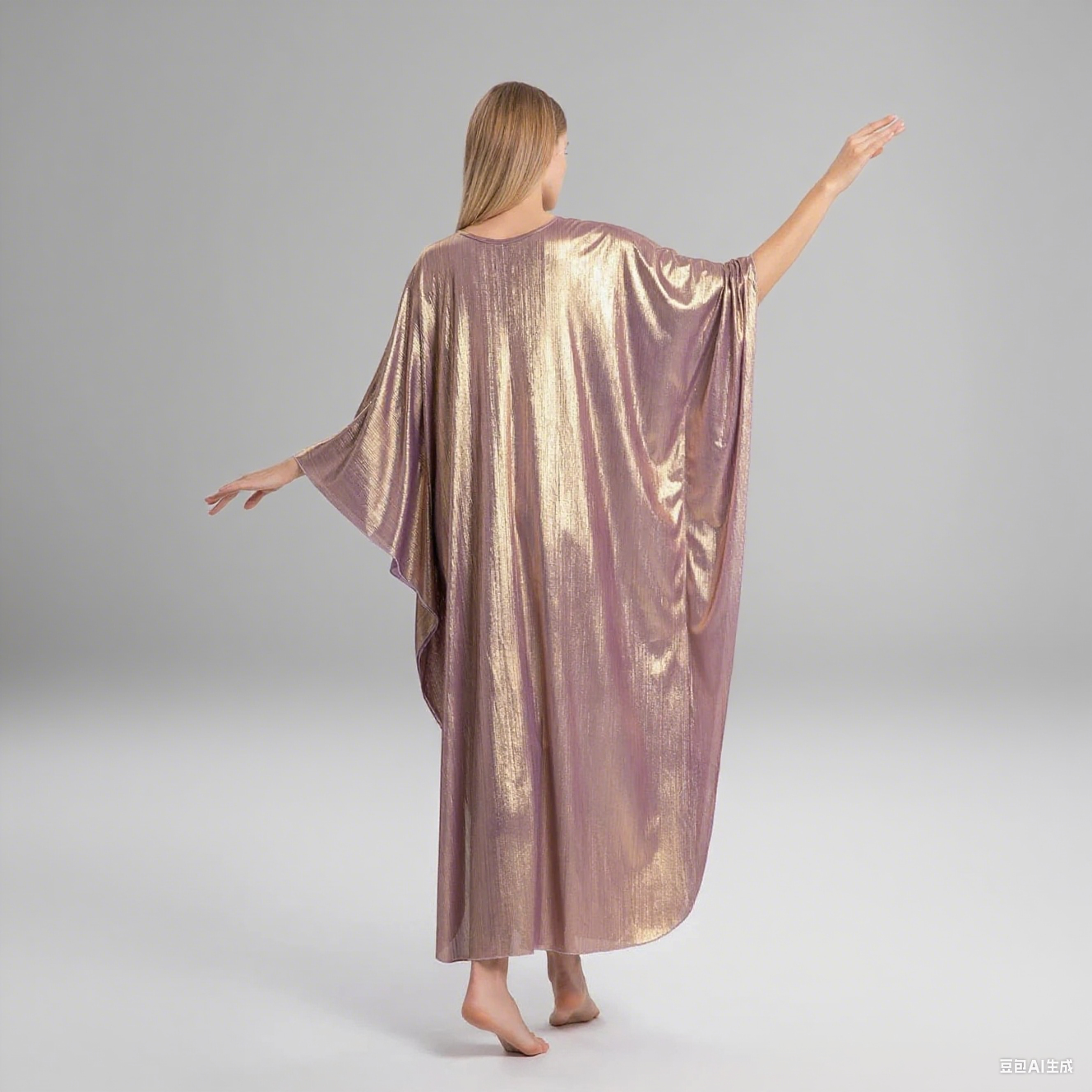 Sparkly Glitter Maxi Kaftan Dress