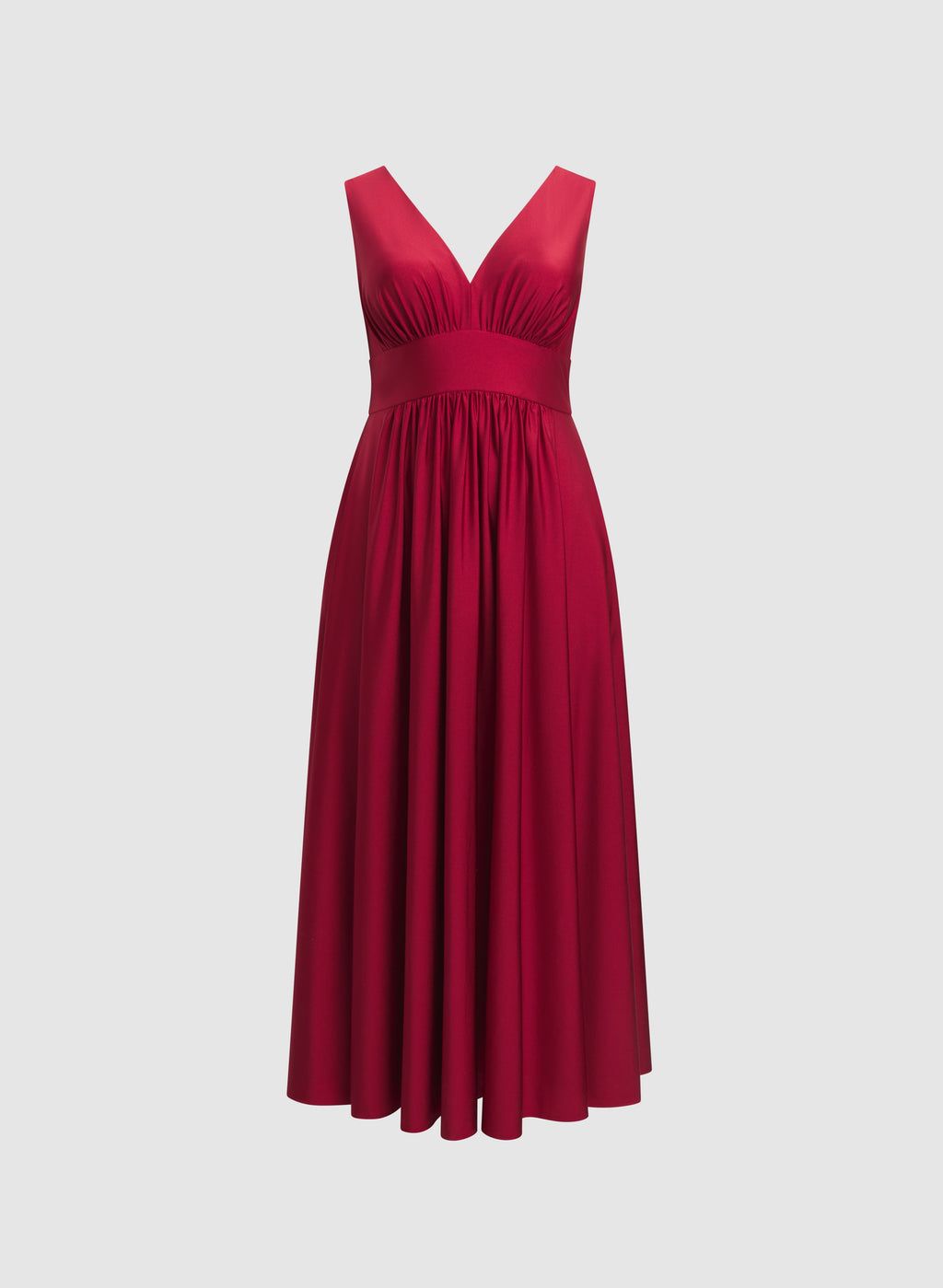 Fit & Flare V-Neck Dress