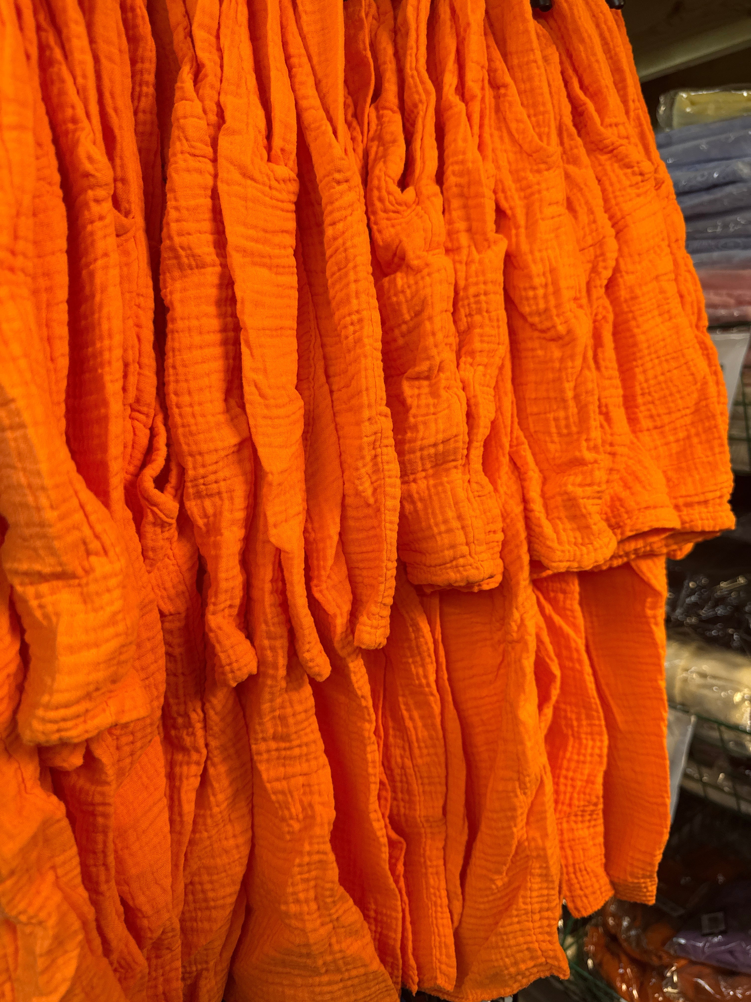 Quincy Plain Cheesecloth Shorts Co-Ord Set