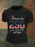 Men's U.S. 250th Anniversary Edition Crew Neck Short-Sleeve T-Shirt