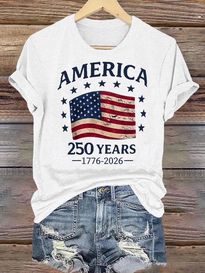 Women's  America 250 Print T-Shirt