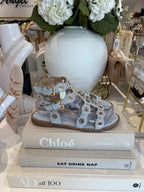 Gold Circle Detail Flat Sandal (4 Colours)