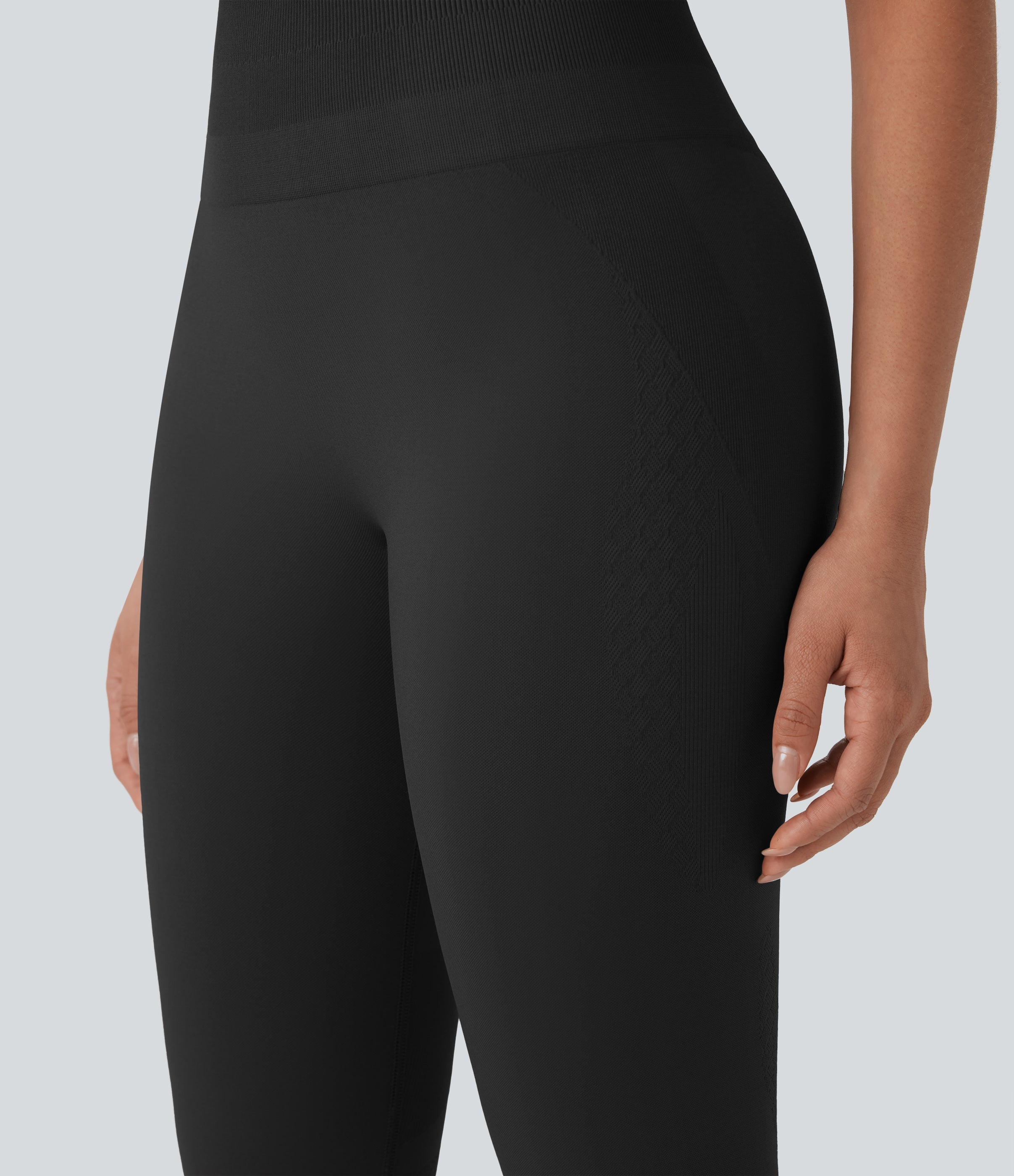 Seamless Flow High Waisted 7/8 Workout Leggings