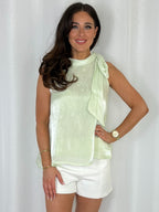 Halter Neck Top With Bow (2 Colours)