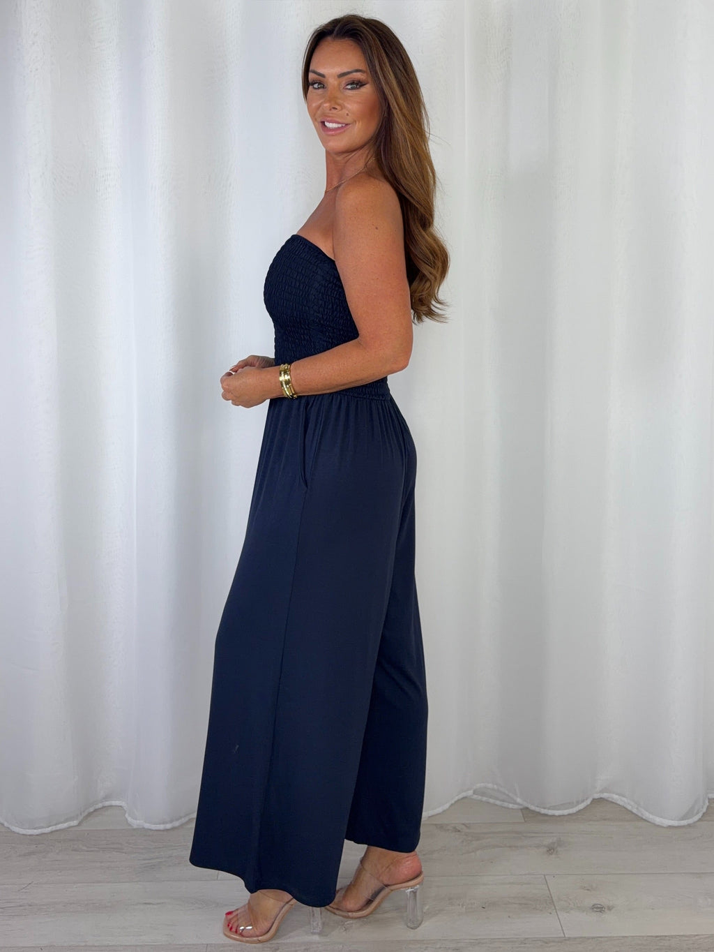 Smocked Bandeau Jumpsuit (6 Colours)