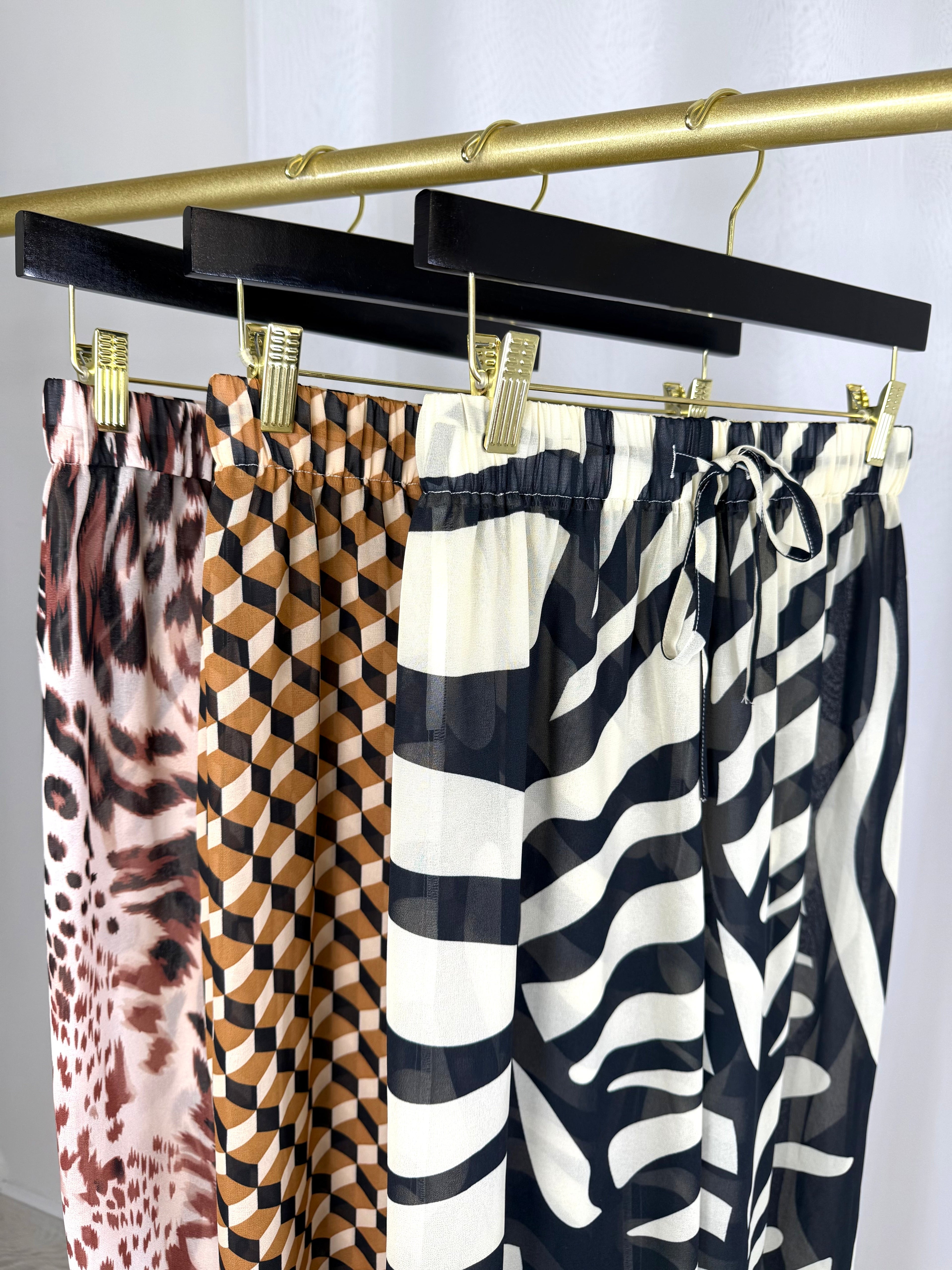 ST TROPEZ - Trousers (Zebra Print)