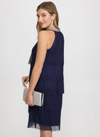Tiered Mesh Dress