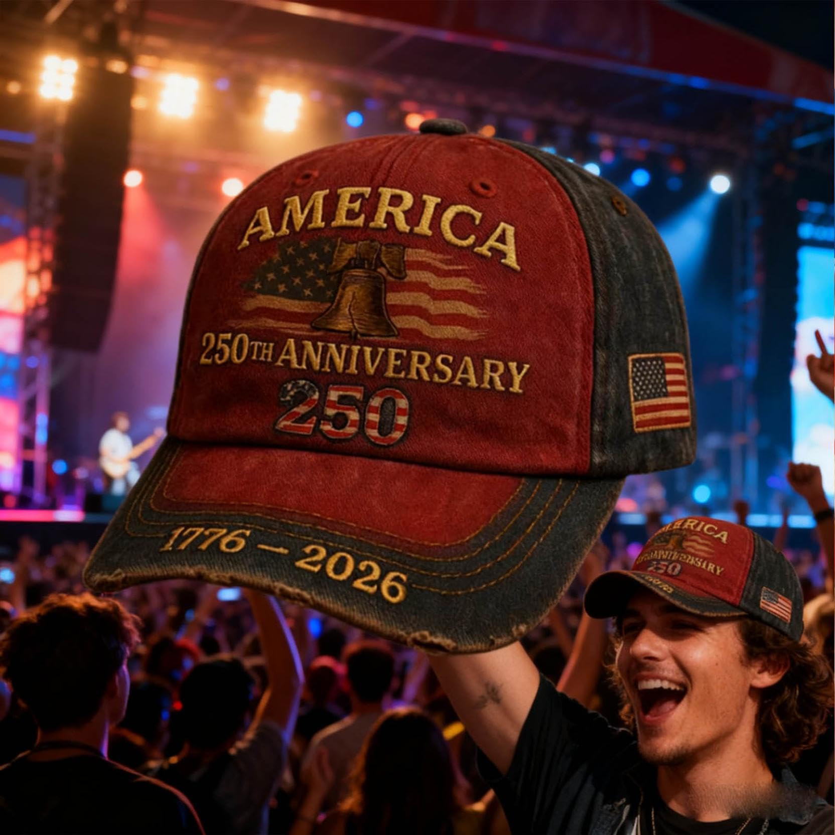 United States 250th Anniversary Commemorative Cap