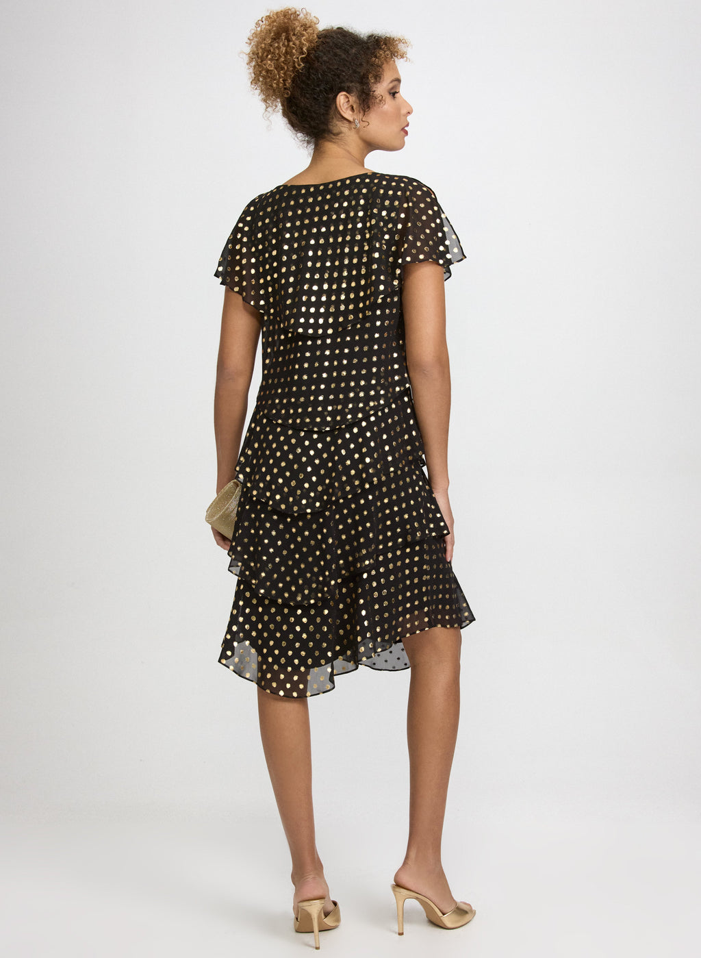 Polka Dot Tiered Dress