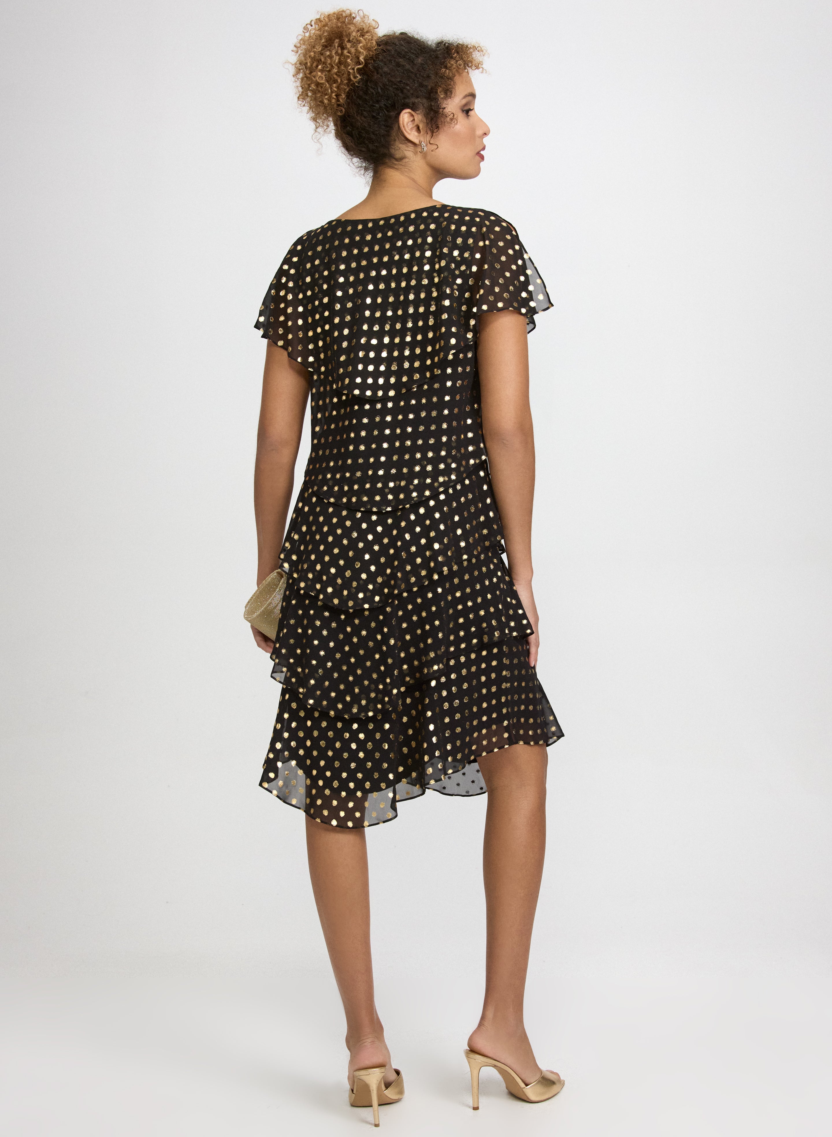 Polka Dot Tiered Dress