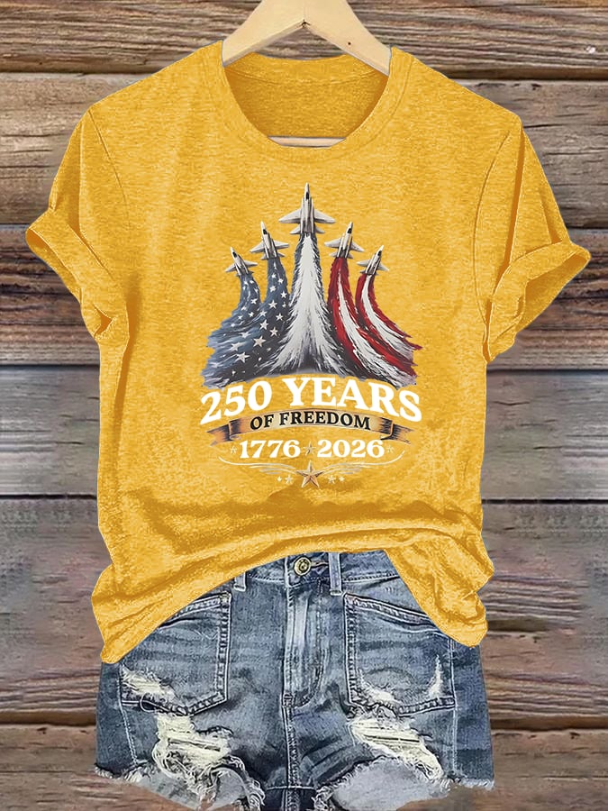 Women's  250 YEARS OF FREEDOM Print T-Shirt