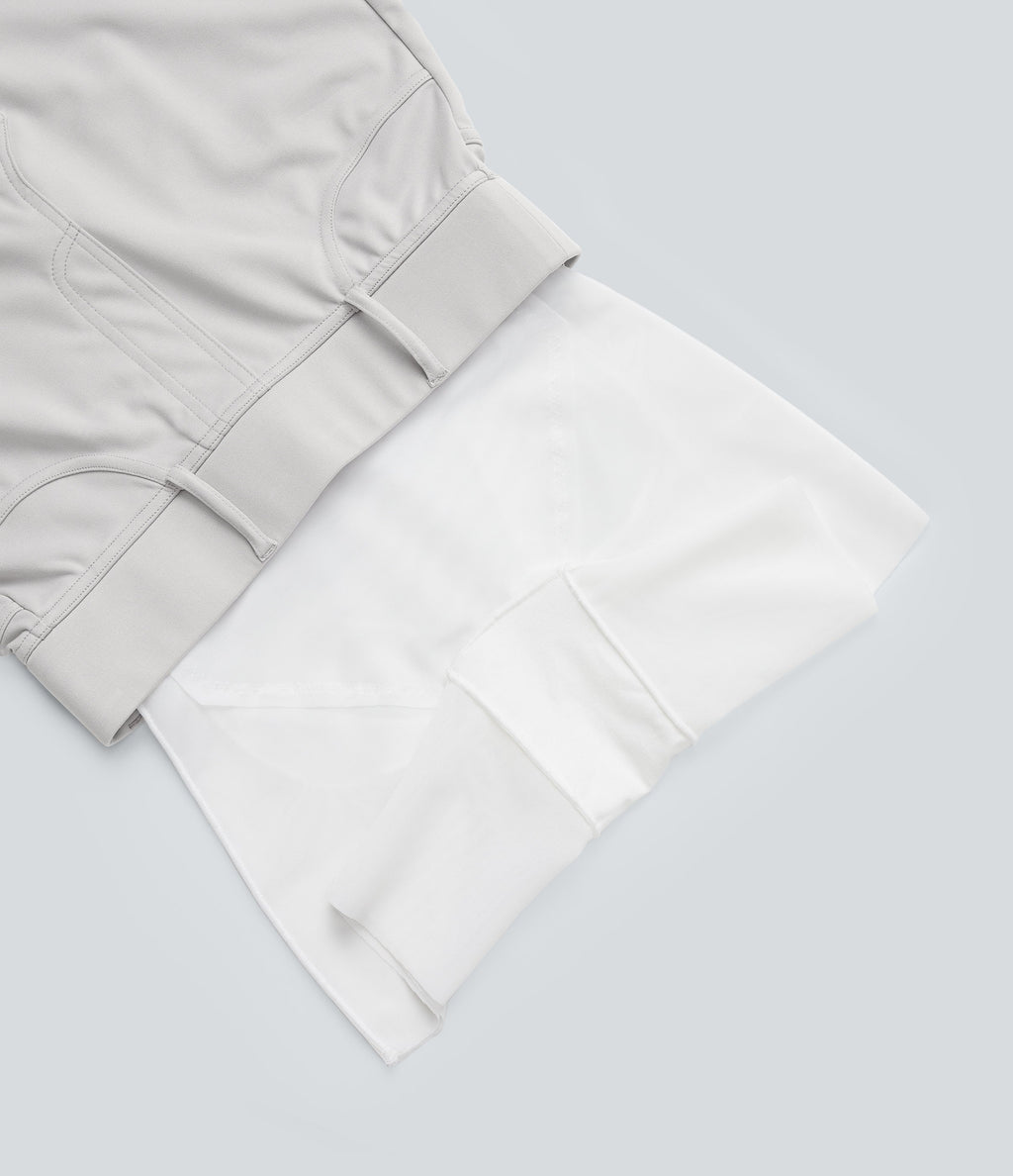 High Waisted Tummy Control Butt Lifting Casual Bodycon Skirt with Built-in Shapewear Shorts