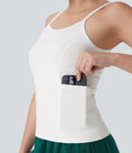 Pockets Plain Workout Cami Top