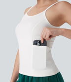 Pockets Plain Workout Cami Top