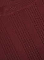 Pleated Knit Dress