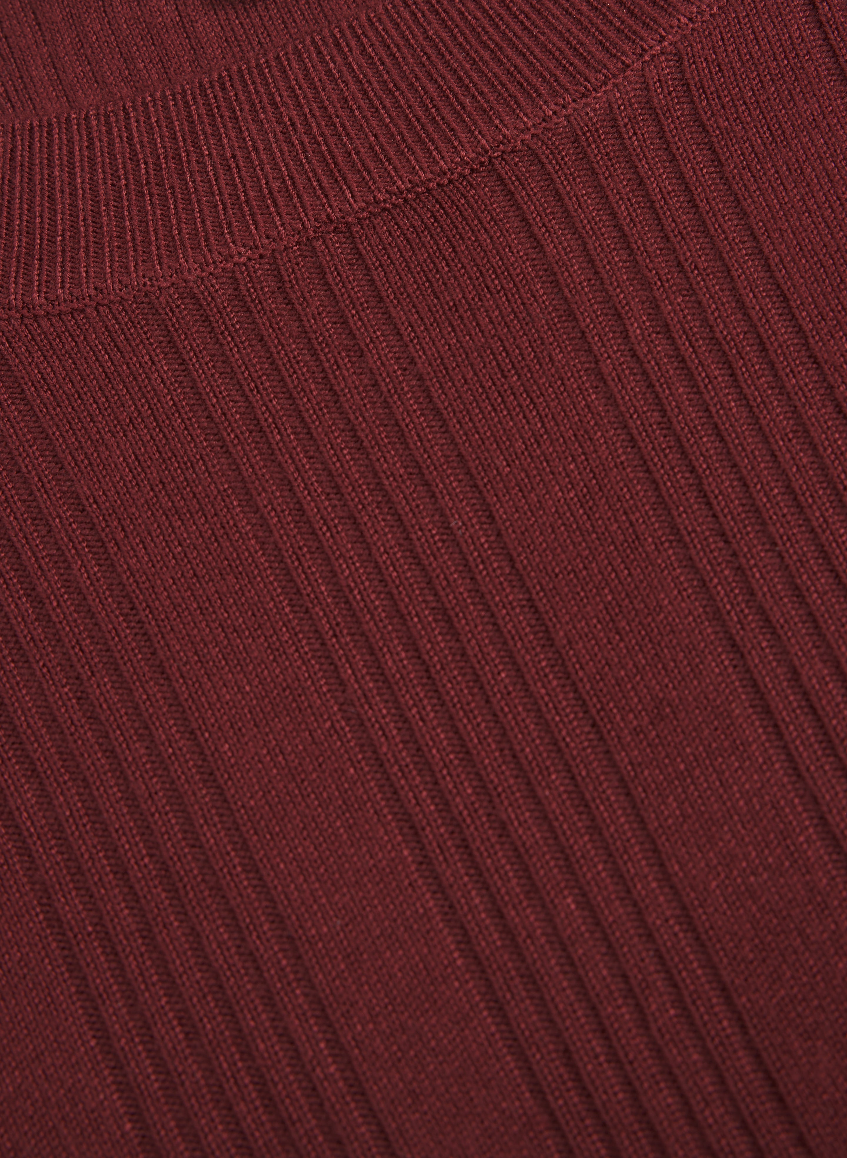Pleated Knit Dress