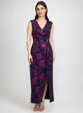 Foil Floral Print Dress