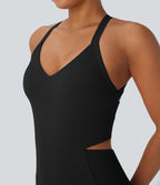 UltraSculptTM SoCinched Tummy Control Training Romper with Pockets-Easy Peezy Edition