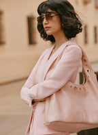 Grommet Embellished Bag
