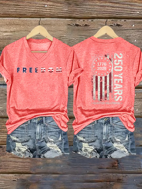Women's  American 250th Print T-Shirt