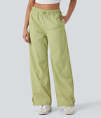 Low Rise Cinchable Hem Yoga Joggers with Pockets