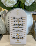 Gold Beaded Navy Anklets (12 Styles)