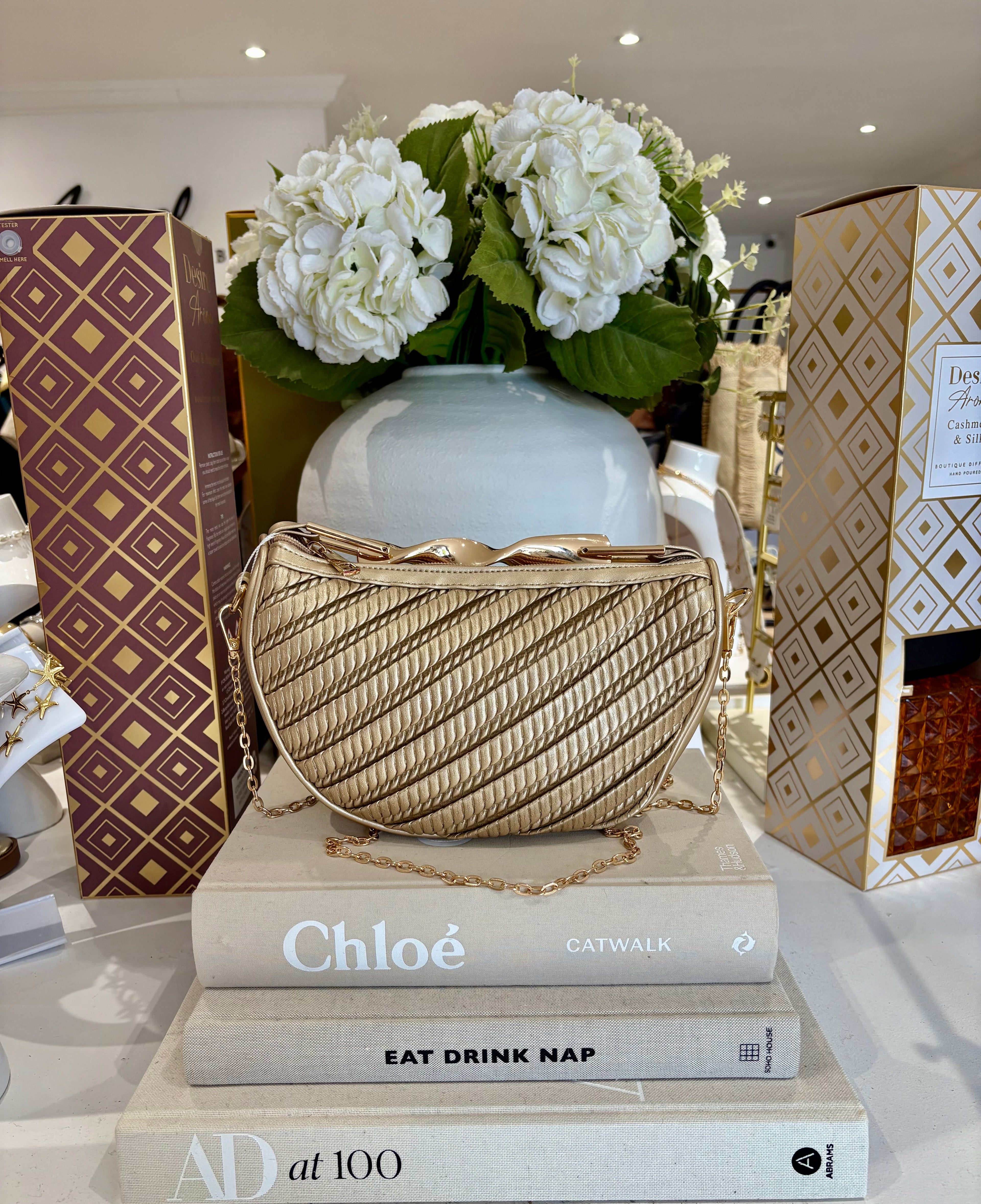 Semi Circle Clutch Bag (7 Colours)