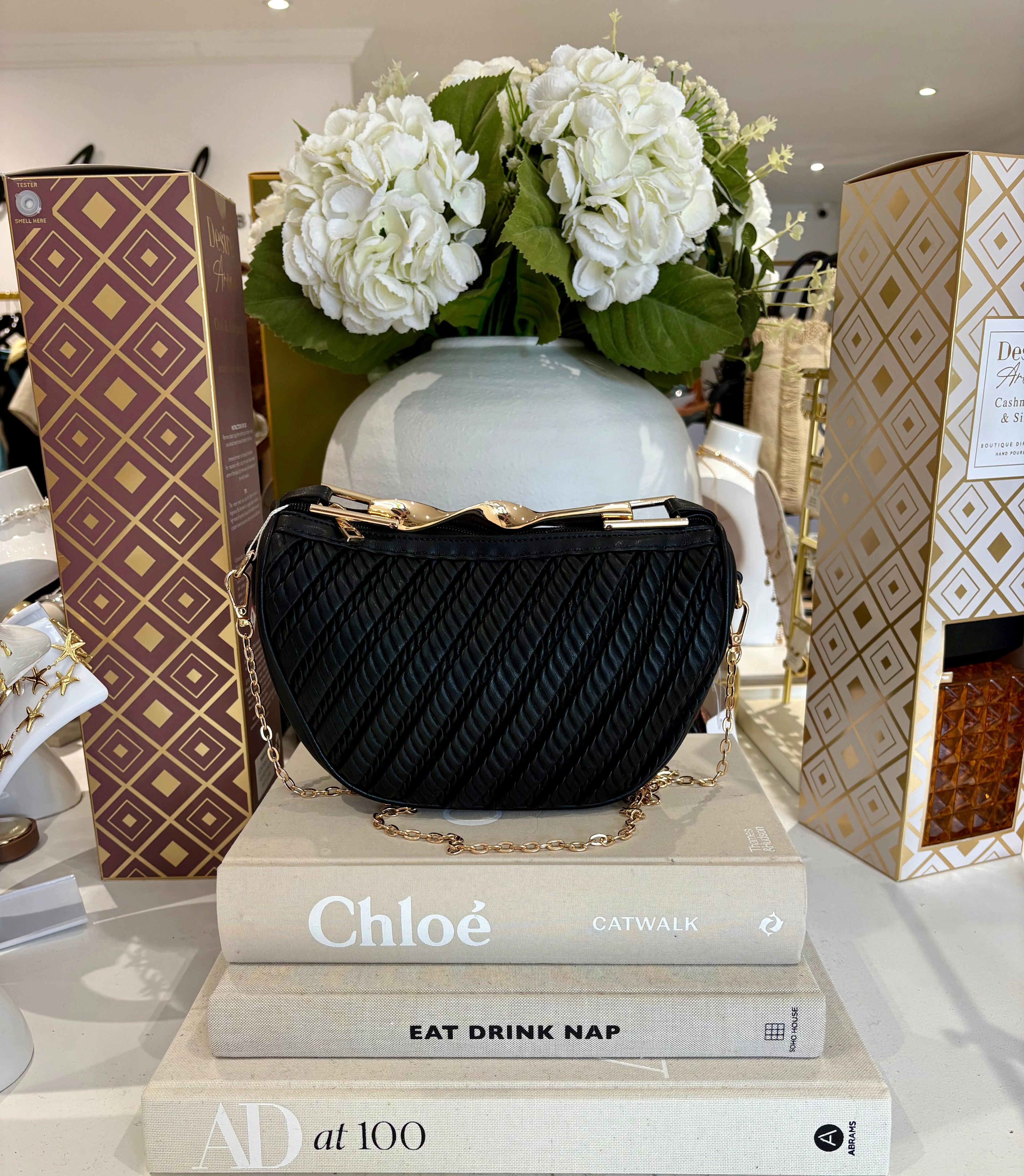Semi Circle Clutch Bag (7 Colours)