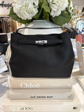 Faux Leather Silver Hardware Structured Tote Bag (5 Colours)