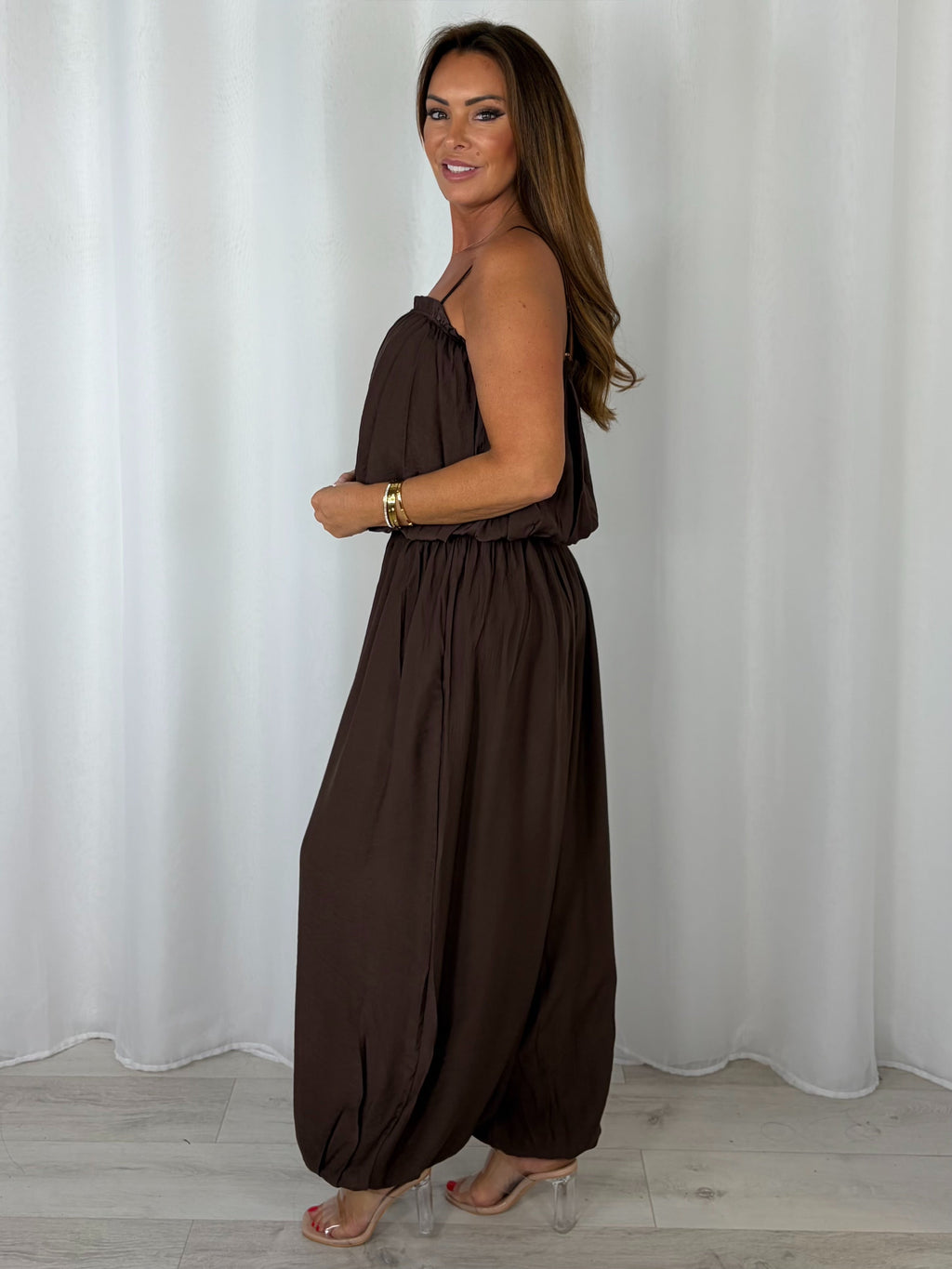 Balloon Strap Top And Trouser Co-Ord (8 Colours)