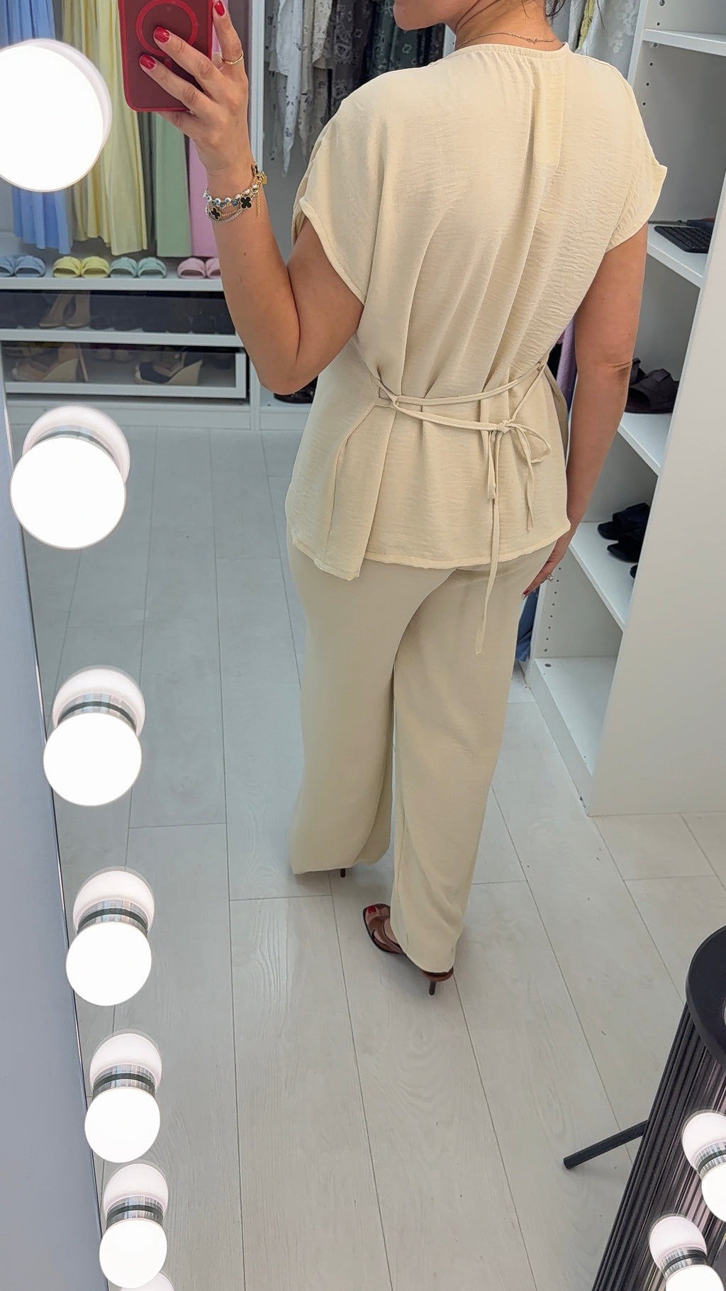 Brook Plain Button Front Co-Ord Set