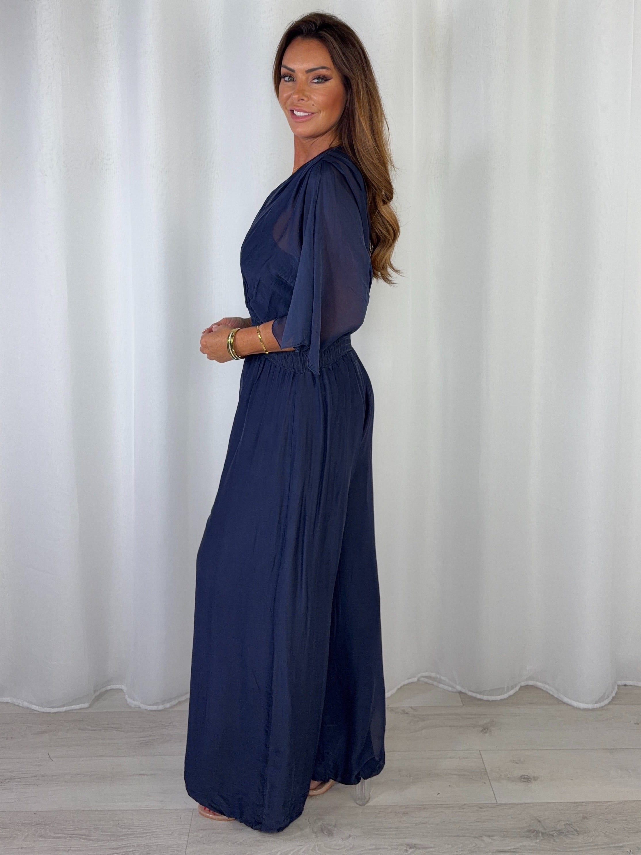 Cinched In Waist Jumpsuit (2 Colours)