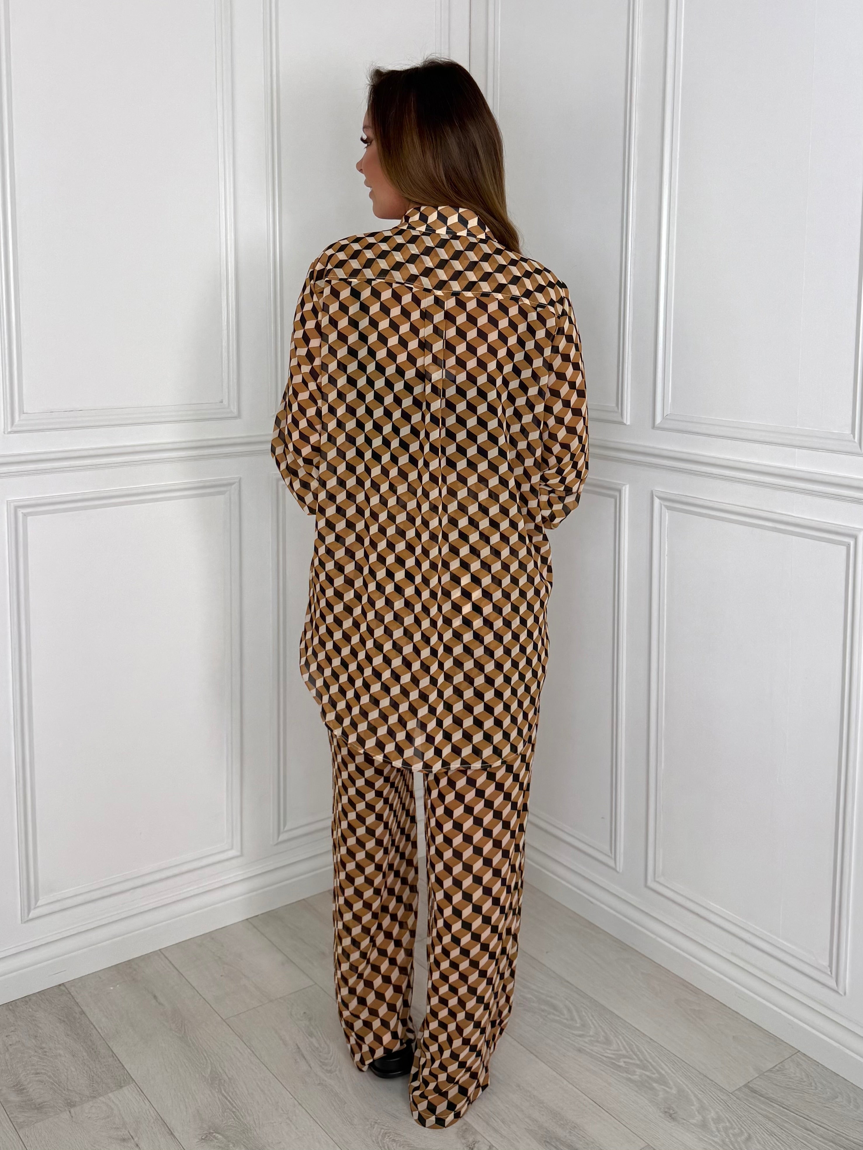 AMALFI - Blouse (Geo Print)