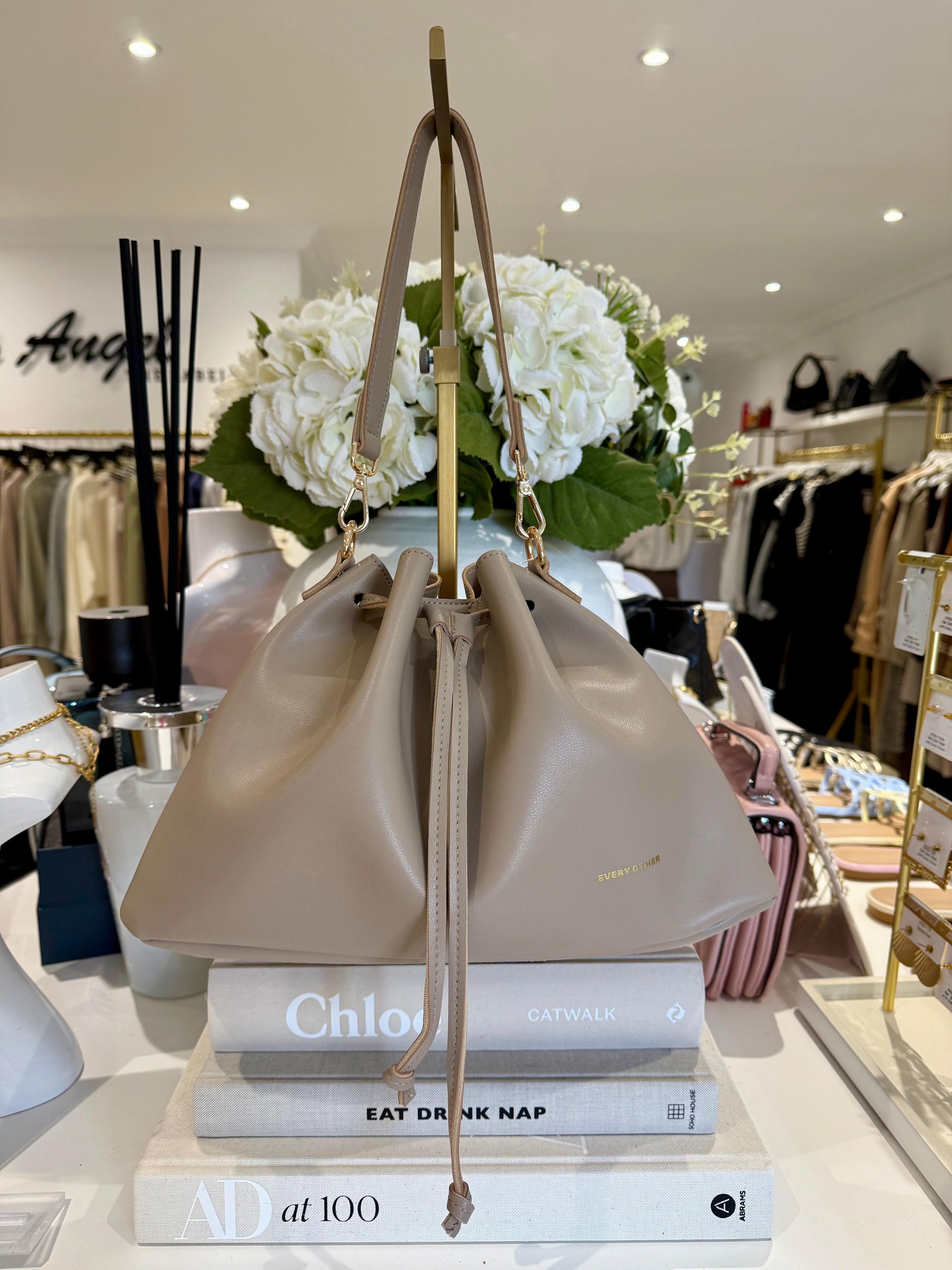 Drawstring Shoulder Cross Bag (3 Colours)
