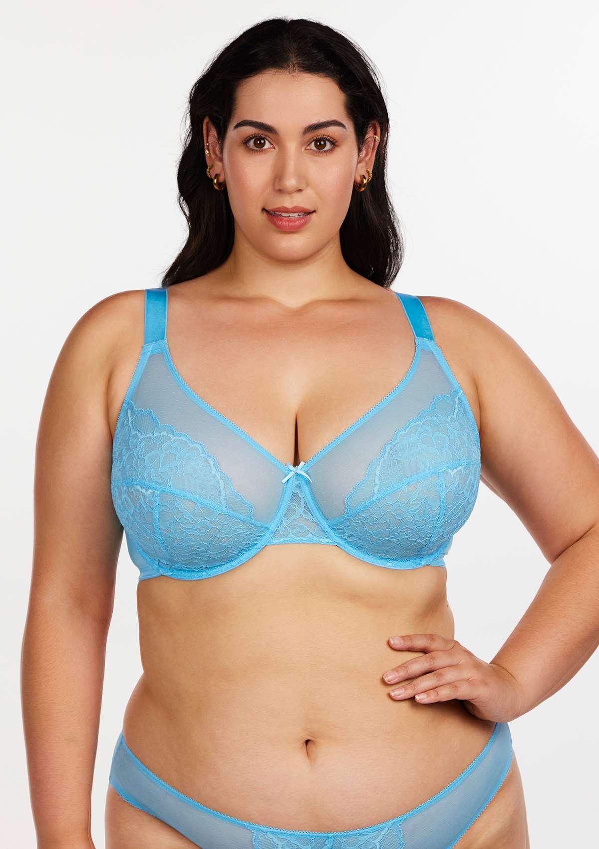 Enchante Unlined Non-padded Lace Underwire Bra