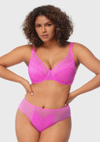 Enchante Unlined Non-padded Lace Underwire Bra