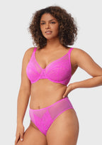 Enchante Unlined Non-padded Lace Underwire Bra