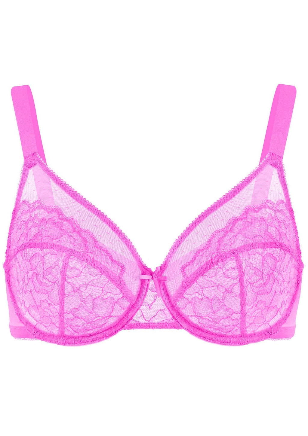 Enchante Unlined Non-padded Lace Underwire Bra