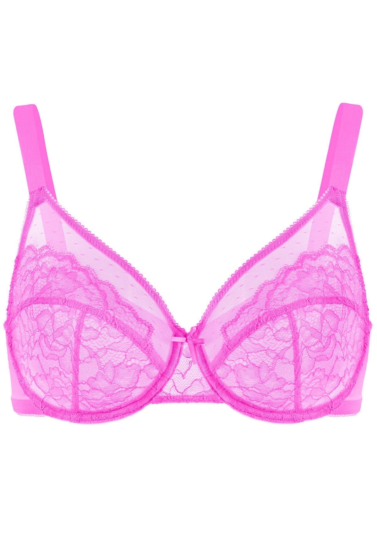 Enchante Unlined Non-padded Lace Underwire Bra