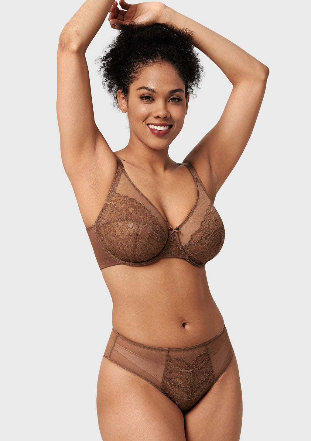 Enchante Unlined Non-padded Lace Underwire Bra