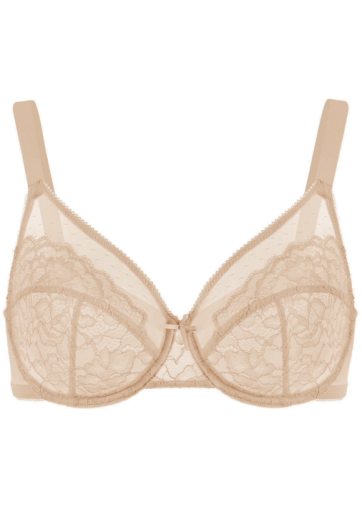 Enchante Unlined Non-padded Lace Underwire Bra