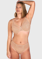 Enchante Unlined Non-padded Lace Underwire Bra