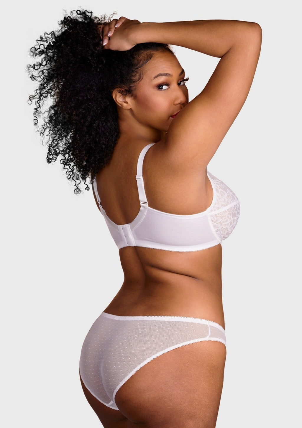 Enchante Unlined Non-padded Lace Underwire Bra