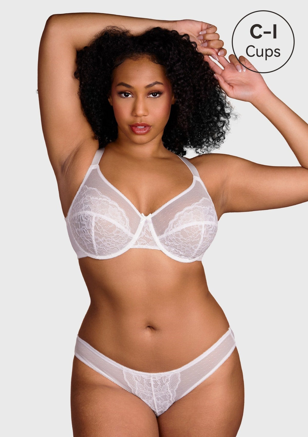 Enchante Unlined Non-padded Lace Underwire Bra